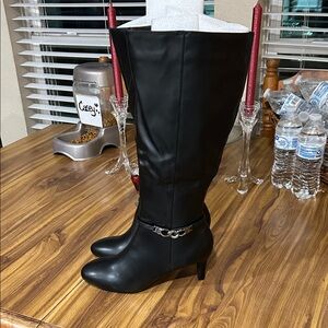 NEW without box Karen Scott Black Over the Knee Boots. Women’s Size 71/2